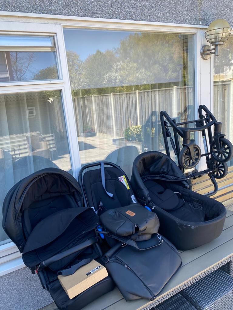 Anex Kinderwagen met autostoeltje en reiswieg, Ophalen, Zo goed als nieuw, Kinderwagen of Buggy