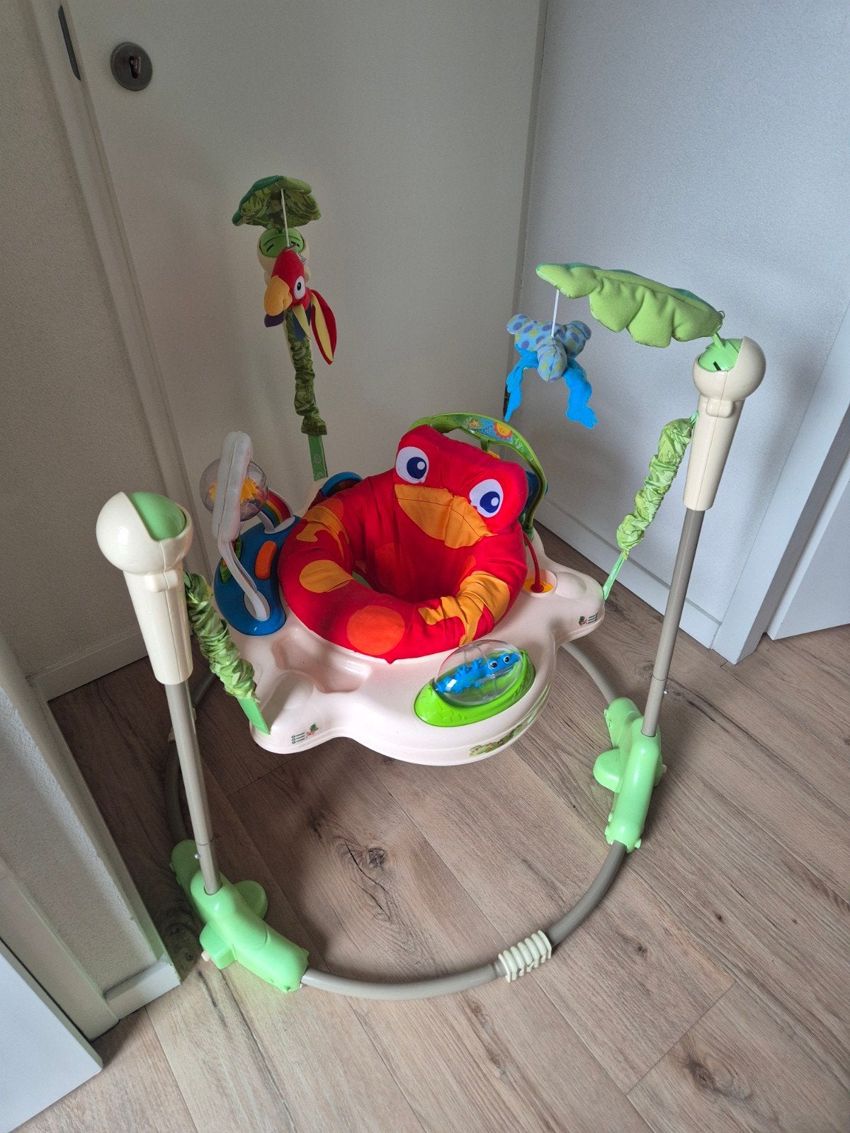 Jumperoo - thema jungle, Kinderen en Baby's, Speelgoed | Babyspeelgoed, Ophalen, Zo goed als nieuw, Overige typen