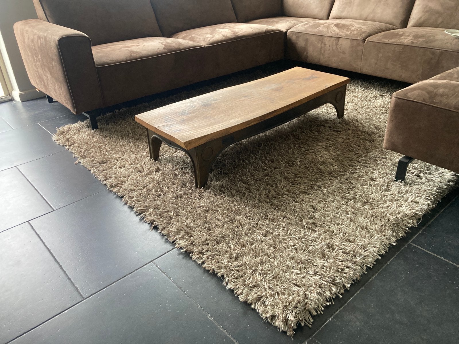 Parletta carpet 200 x 250 beige, Ophalen, Hoogpolig, Beige, 150 tot 200 cm