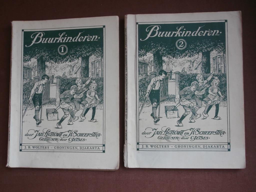 NL 1953; 2 boekjes BUURKINDEREN, 3 FOTO''S LEES, Boeken, Gelezen, Fictie algemeen, Diverse auteurs, Ophalen of Verzenden