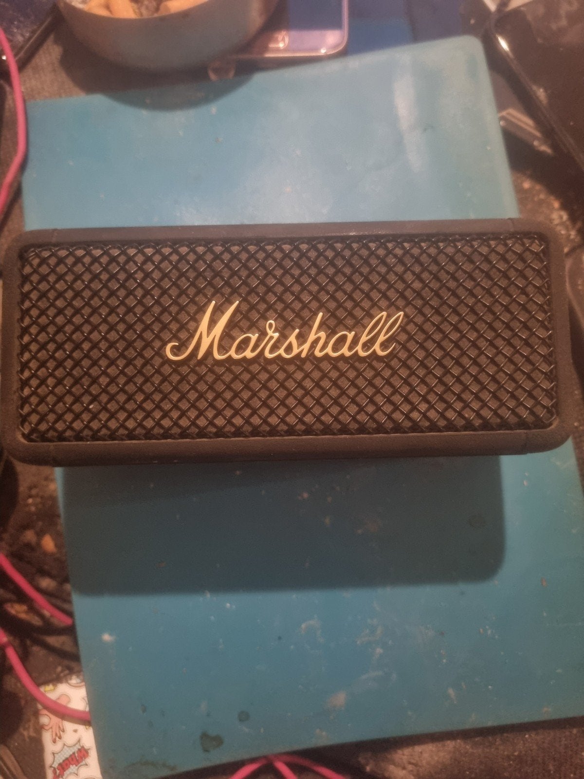 Marshall Emberton Draagbare Bluetooth Speaker, Bluetooth, Ophalen of Verzenden, Gebruikt, Draagbare speaker