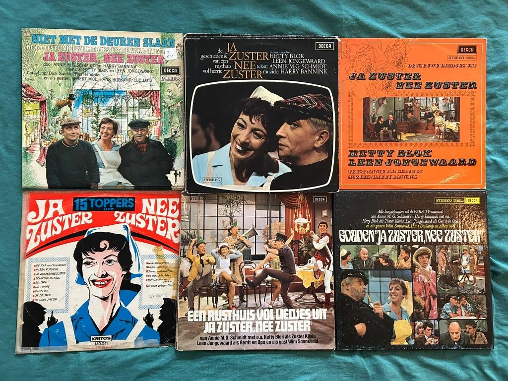 6 LP's Ja Zuster, Nee Zuster (ook per stuk te koop), Ophalen of Verzenden, 1980 - 1989, Gebruikt, 12 inch