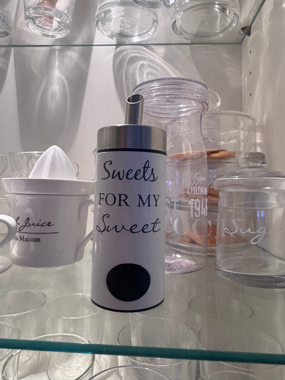 Riviera Maison Zoetjes Dispenser - Sugar for my Honey, Overige typen, Ophalen of Verzenden, Zo goed als nieuw, Metaal