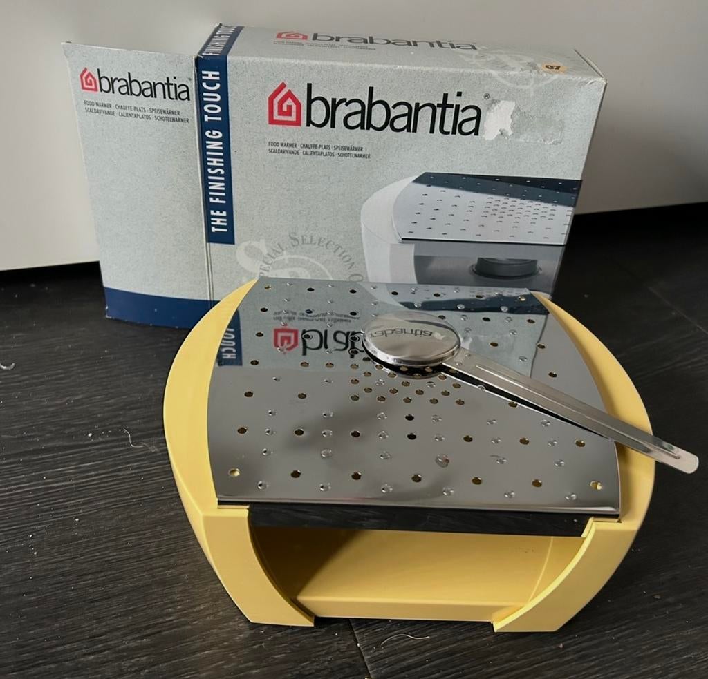 Brabantia Food Warmer - The Finishing Touch, Overige typen, Geel, Ophalen of Verzenden, Zo goed als nieuw