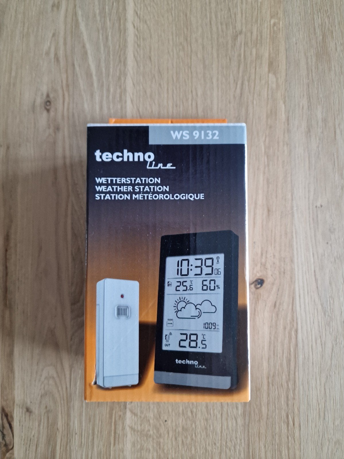 Technoline WS 9132 Weerstation met Buitensensor, Audio, Tv en Foto, Weerstations en Barometers, Ophalen of Verzenden, Nieuw, Weerstation