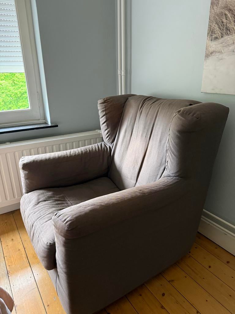 2x Jan des Bouvrie fauteuil, Ophalen, Gebruikt, 75 tot 100 cm, 75 tot 100 cm
