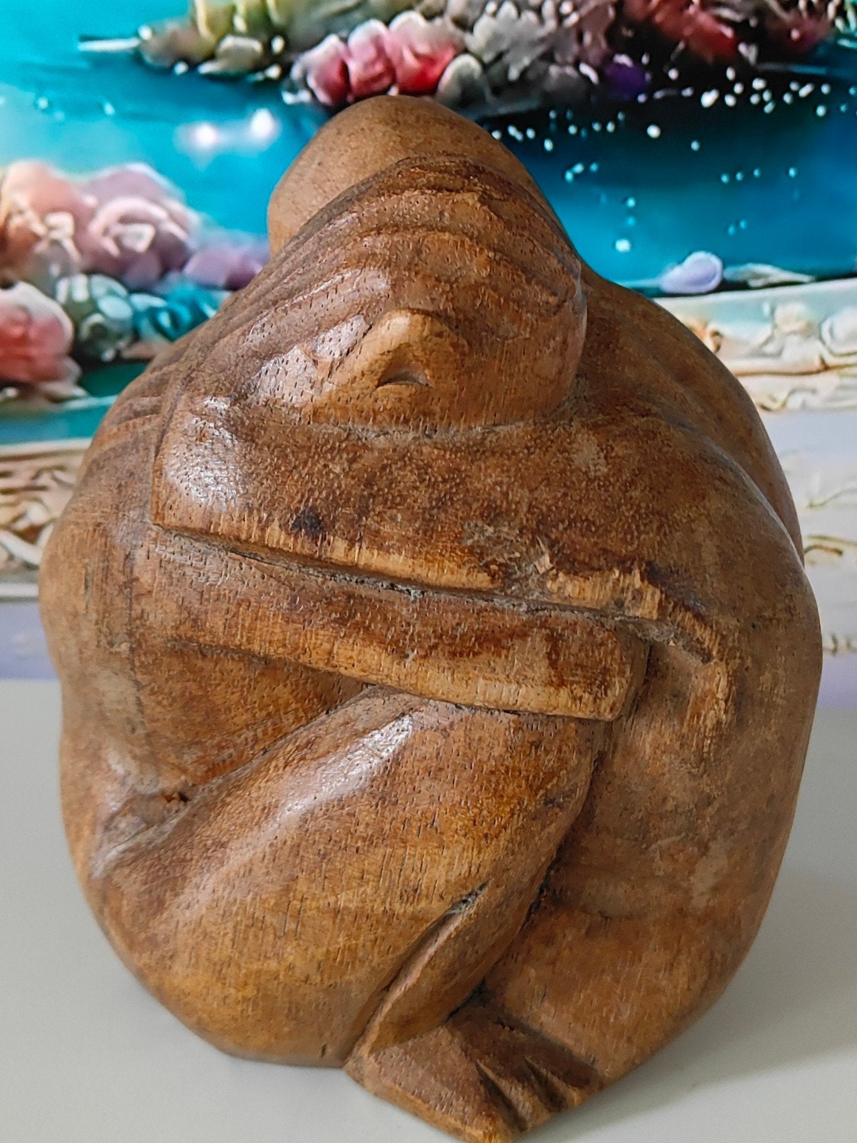 Mooi houten beeldje, Antiek en Kunst, Kunst | Beelden en Houtsnijwerken, Ophalen of Verzenden