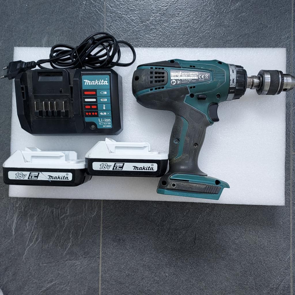 makita accu (2x), Gebruikt, Variabele snelheid, Minder dan 400 watt, Ophalen