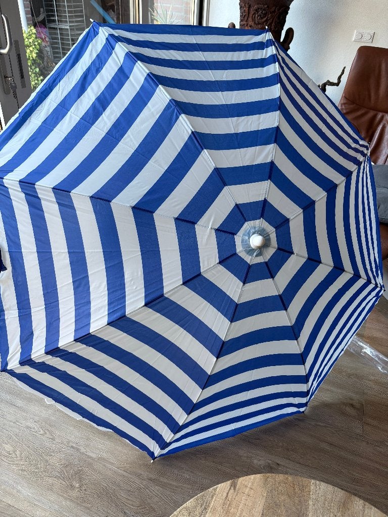 Parasol, Nieuw 160 Doorsnee, Tuin en Terras, Parasols, Ophalen of Verzenden, Nieuw, 1 tot 2 meter