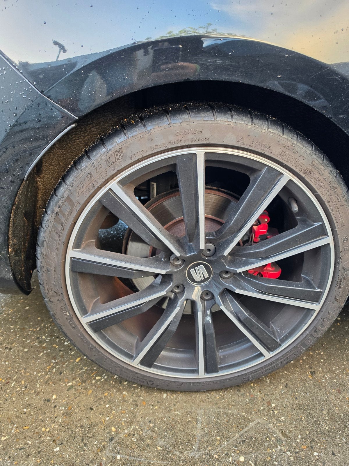 Originele Seat Leon Cupra Cupracer 19 inch velgen met banden, Gebruikt, Banden en Velgen, 235 mm, Zomerbanden