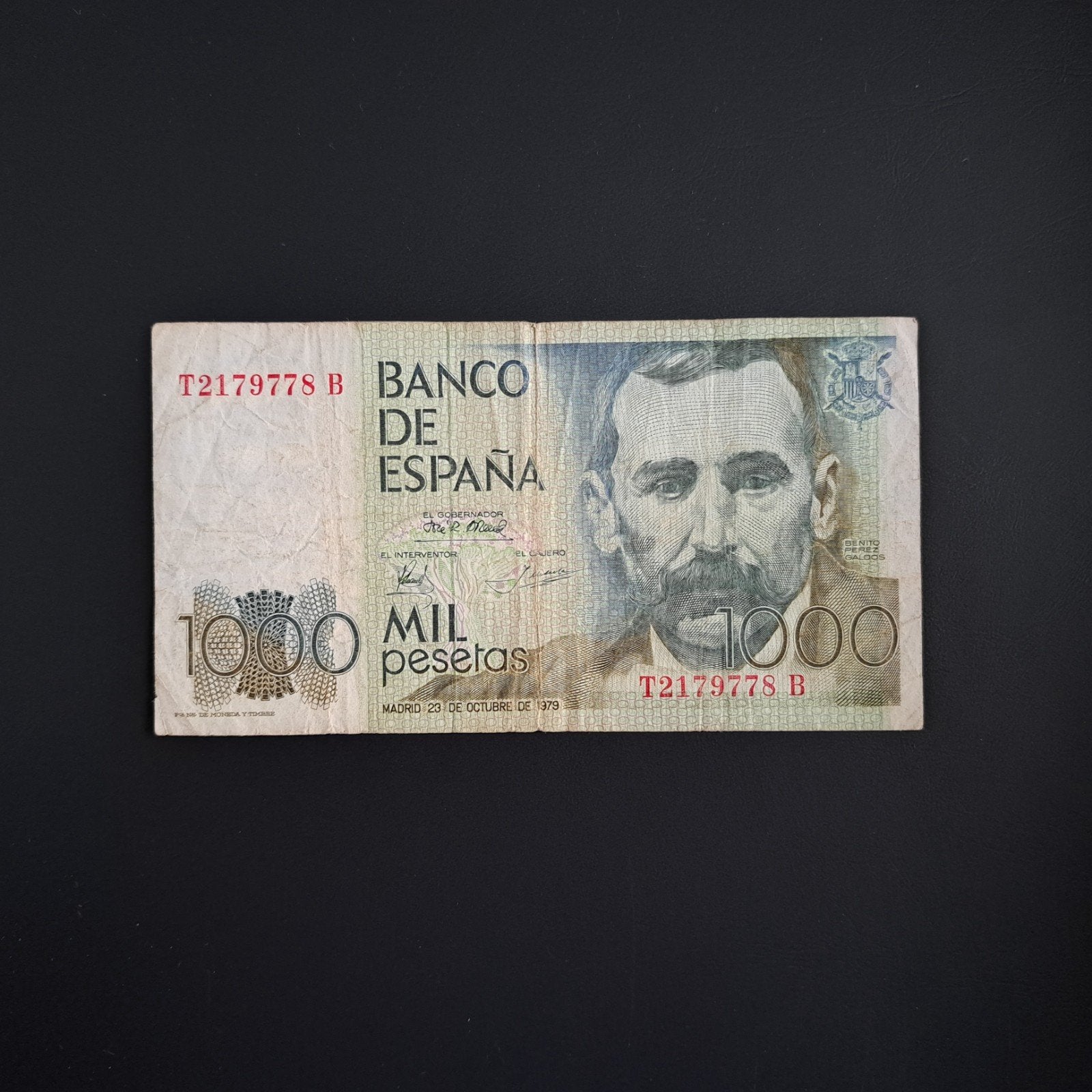 1000 peseta Spanje #048, Postzegels en Munten, Bankbiljetten | Europa | Niet-Eurobiljetten, Verzenden, Overige landen, Los biljet