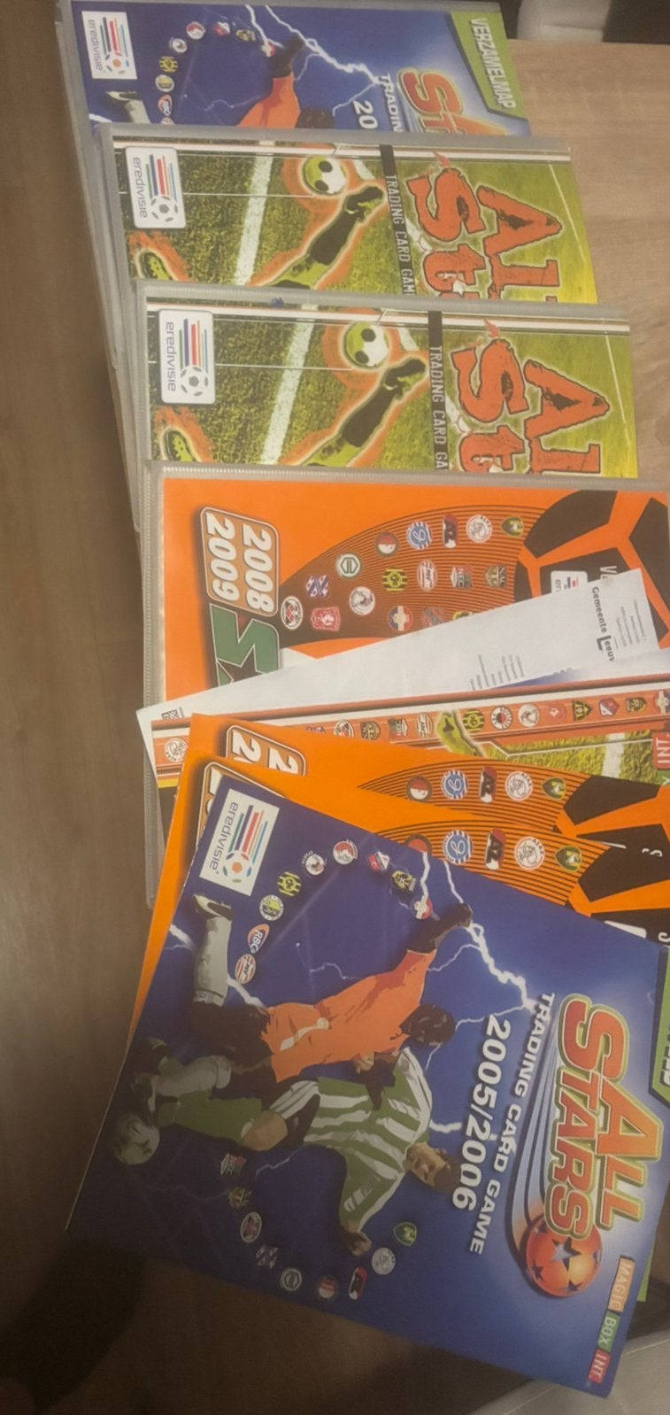 All Stars kaartjes & top shots compleet album, Verzamelen, Ophalen, Gebruikt, Overige sporten, Spelerskaart