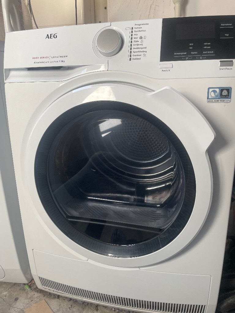 aeg warmtedroger 8 kg 8000 serie, Ophalen, Gebruikt, Overige typen, 8 tot 10 kg