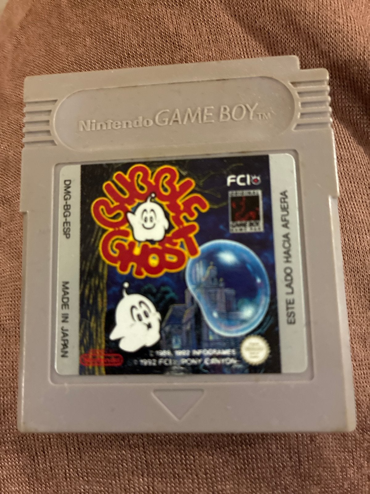 Bubble Ghost Nintendo Game Boy - Klassiek Puzzelspel, Puzzel en Educatief, Gebruikt, 1 speler, Ophalen of Verzenden