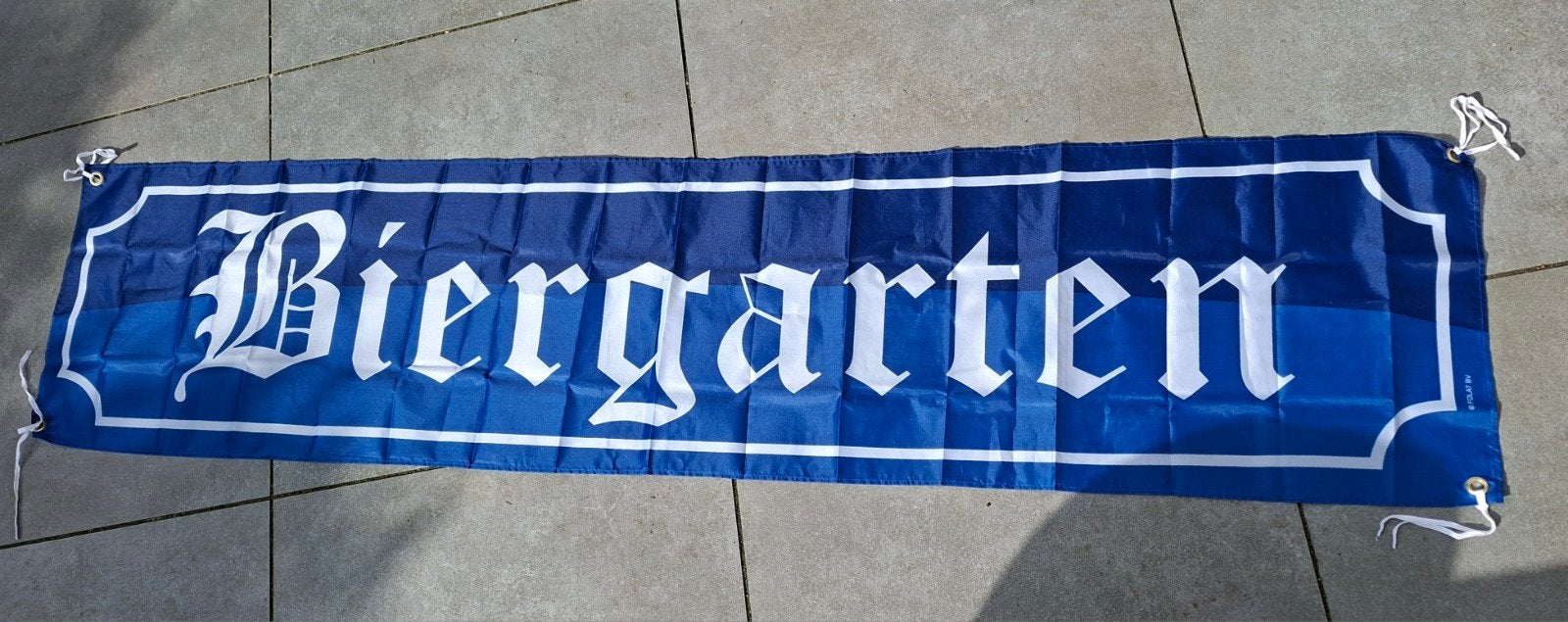 Vlag Biergarten, Ophalen of Verzenden, Zo goed als nieuw