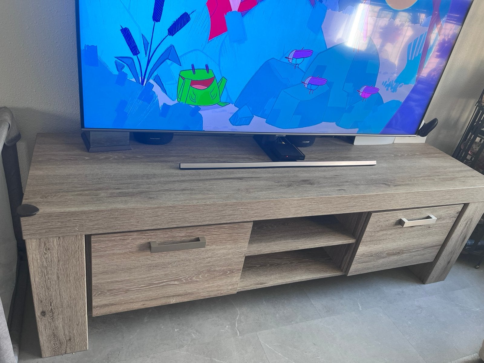 Tv meubel, Huis en Inrichting, Kasten | Televisiemeubels, Ophalen, Gebruikt, 50 tot 100 cm, Minder dan 100 cm