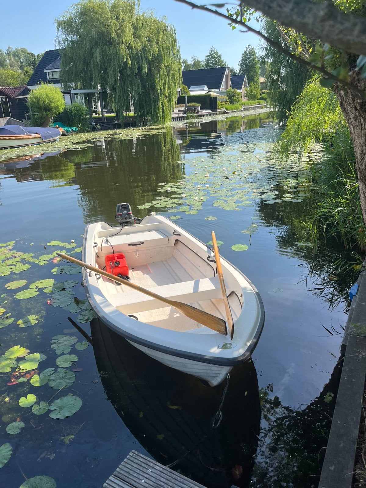 Uttern 4050 incl. Goede 6pk suzuki en extra accessoires., Watersport en Boten, Ophalen