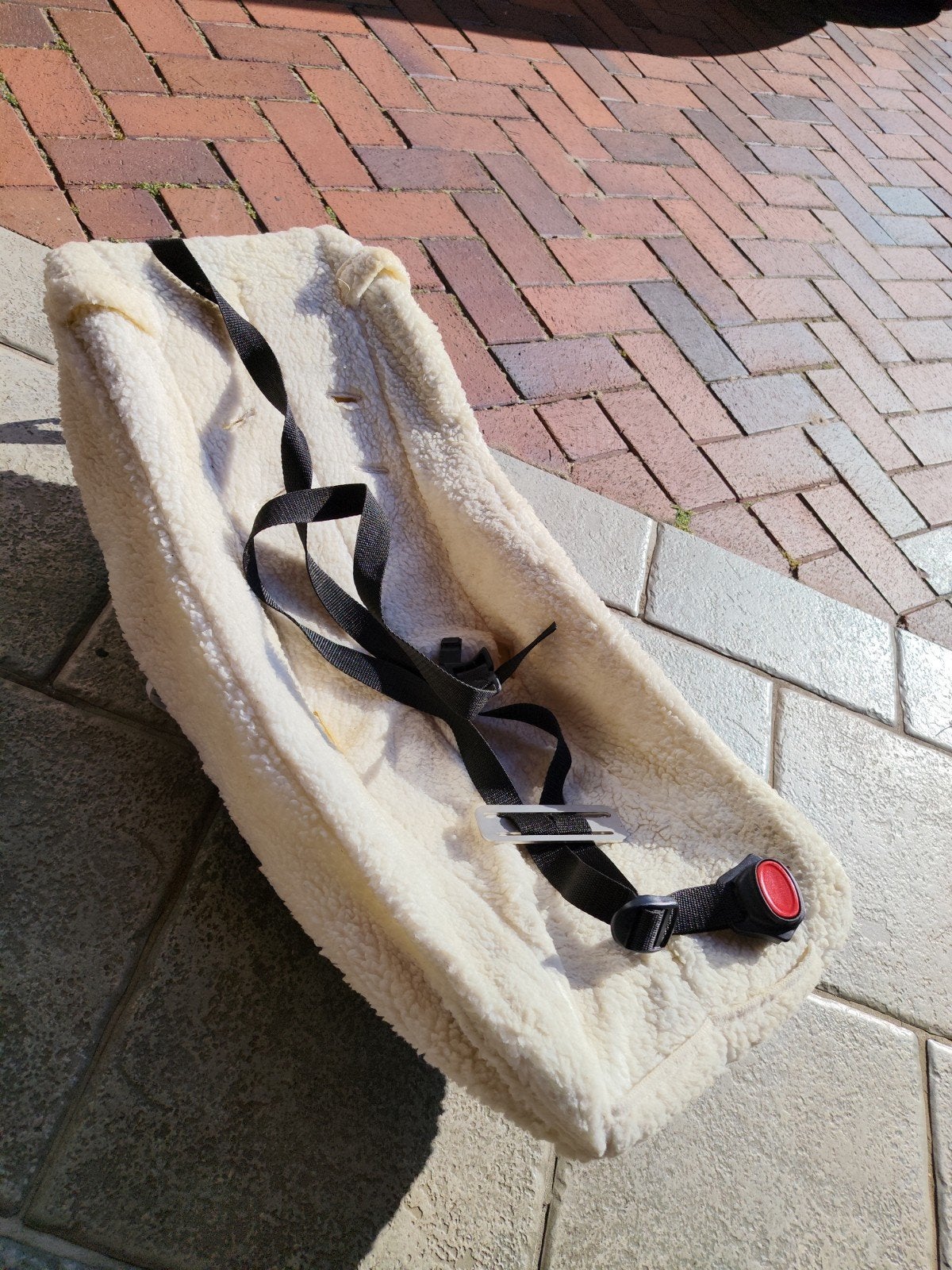 Melia babyschaal Comfort met 5-puntsgordel - schaap bakfiets, Ophalen, Zo goed als nieuw, 0 t/m 10 kg, Overige merken