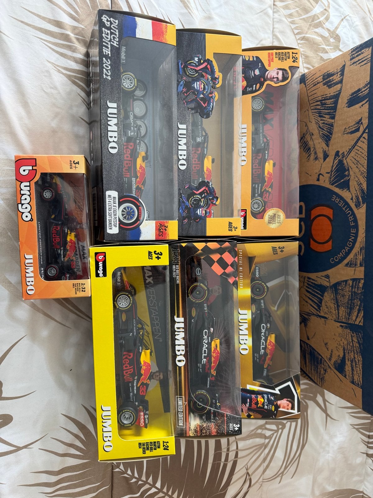 Red Bull Racing F1 modelauto's - Max Verstappen collectie, Overige merken, Auto, 1:32 tot 1:50, Nieuw