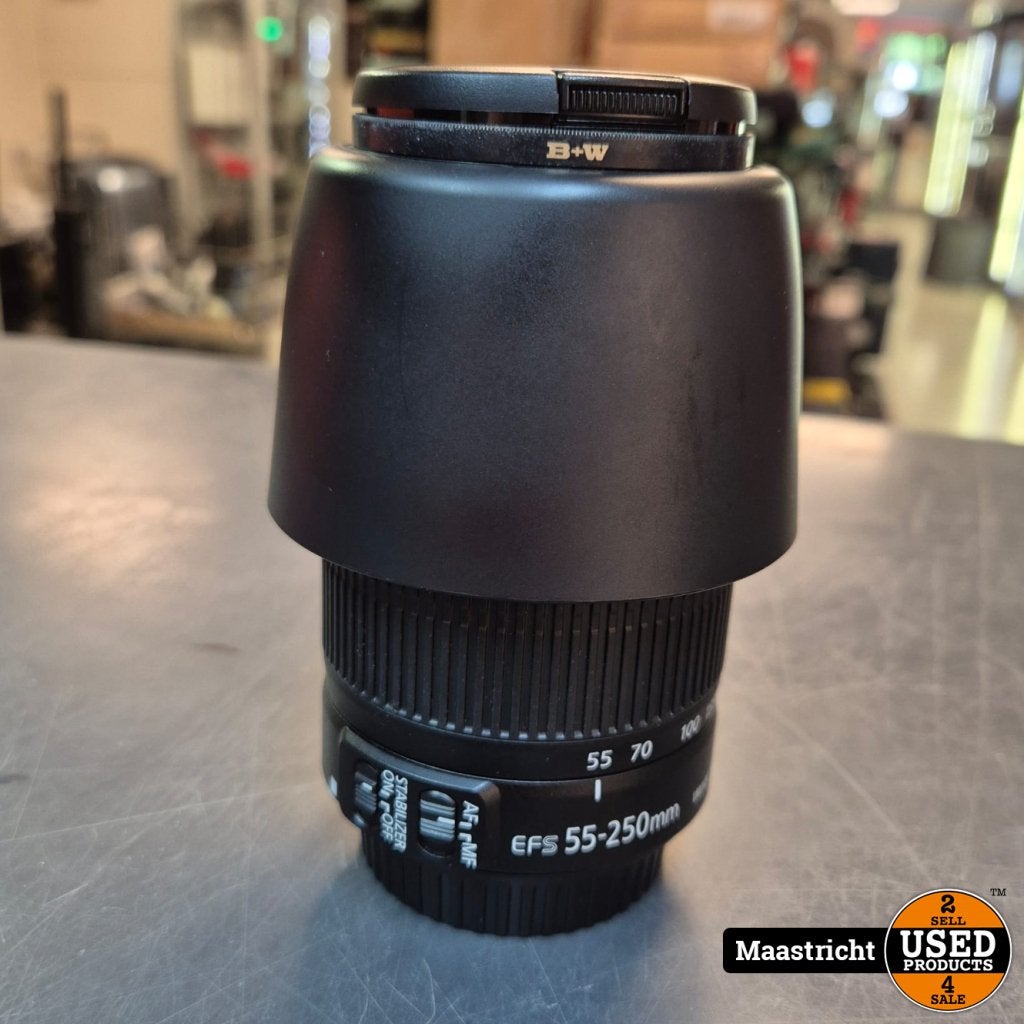 Canon EF-S 55-250mm f/4-5.6 IS, Audio, Tv en Foto, Fotografie | Lenzen en Objectieven, Canon, Gebruikt, Support@canon.com, 30-2, Shimomaruko 3-chome, Ohta-ku
Tokyo 146-8501
Japan