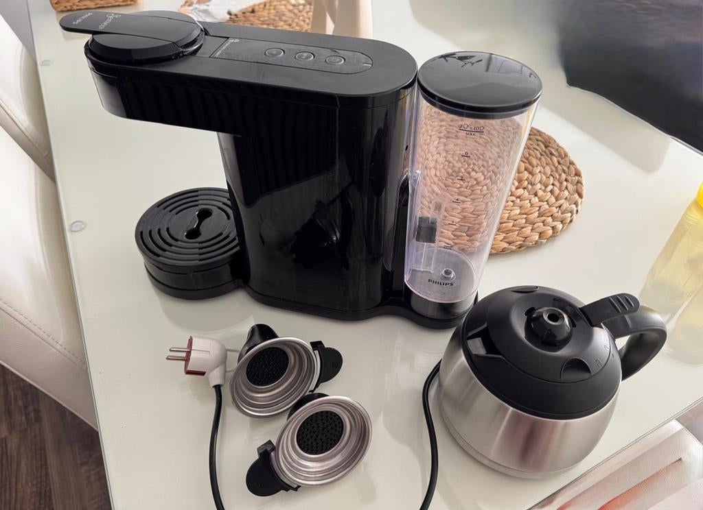 Philips Senseo Switch 2-in-1 Koffiezetapparaat Zwart, Witgoed en Apparatuur, Koffiezetapparaten, Ophalen, Afneembaar waterreservoir