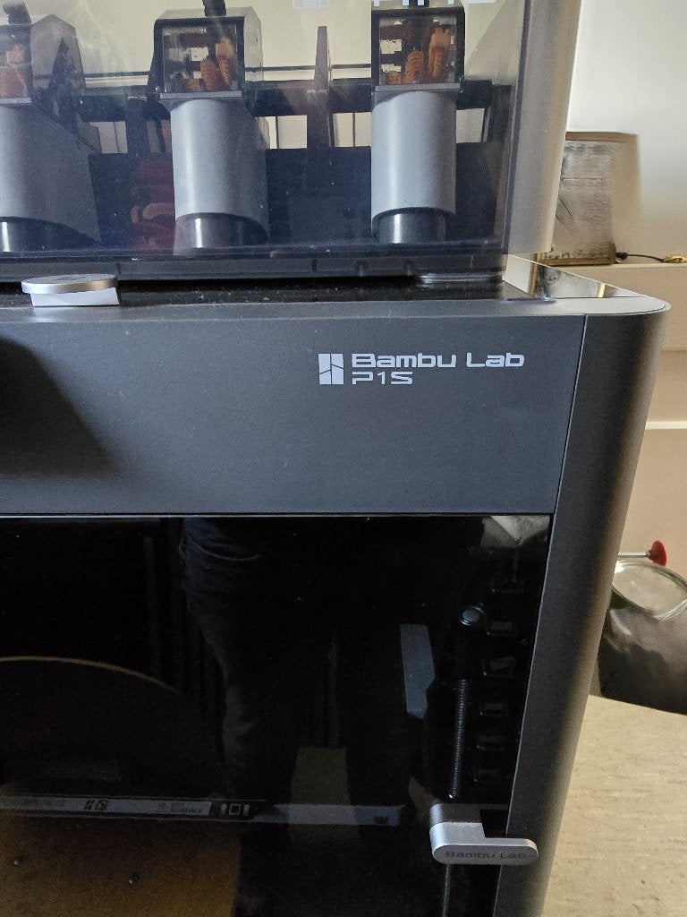 Bambu Lab P1S met AMS, Computers en Software, 3D Printers, Ophalen, Ingebouwde Wi-Fi, Bambulab, Zo goed als nieuw