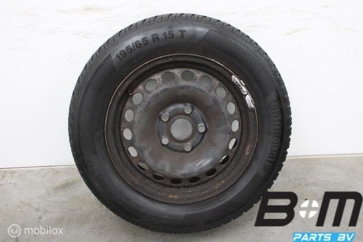 WINTER! 15 inch stalen velgen VW Golf! 1K0601027C, Gebruikt, Velg(en)