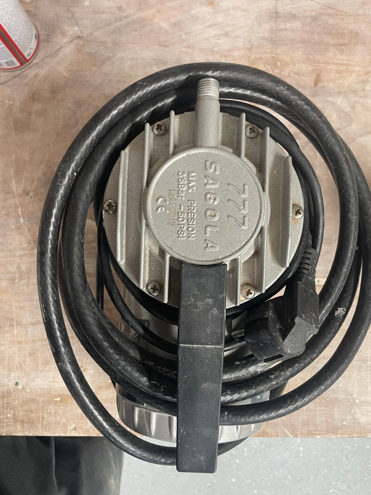 Sagola 777 Compressor met Spuitpistool, Ophalen of Verzenden, Gebruikt