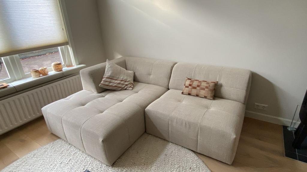 Bodilson elementenbank/longchair Shark, met garantie, Huis en Inrichting, Banken | Sofa's en Chaises Longues, Zo goed als nieuw