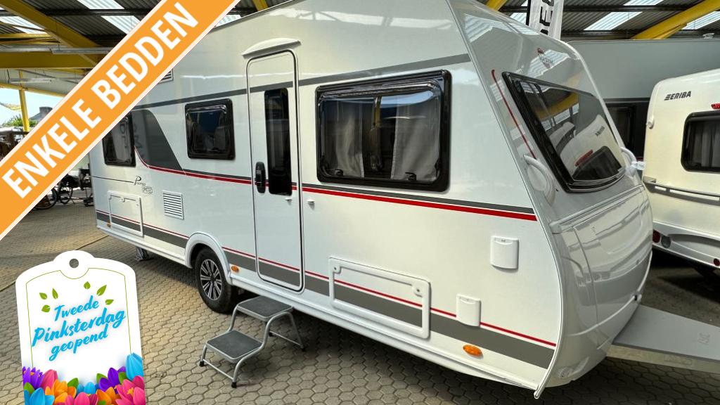 Bürstner Premio Limited 530 TL Enkel Bed, Caravans en Kamperen, Caravans, Rondzit, Schokbreker, Bedrijf, Bürstner
