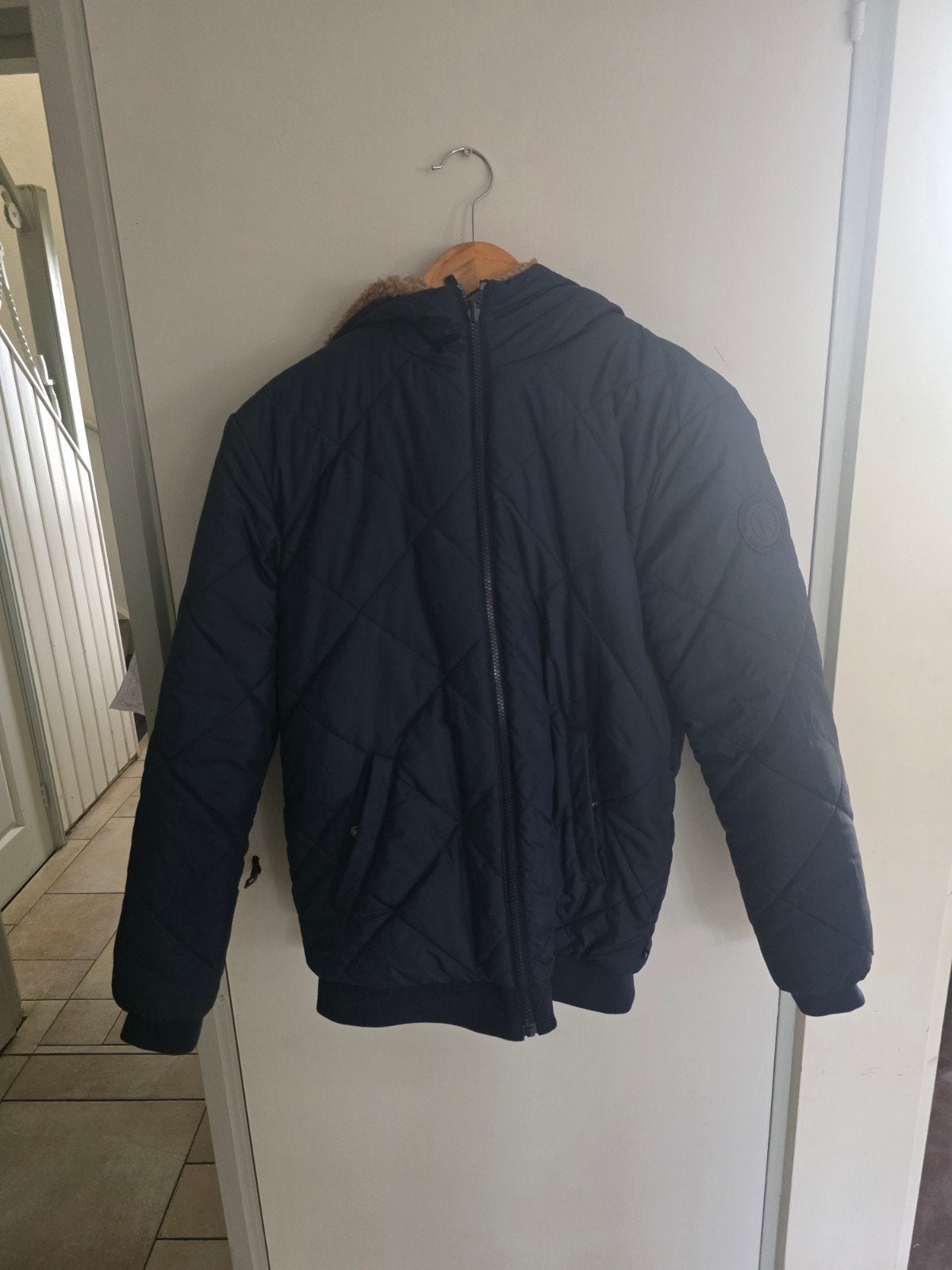 Jongens winterjas maat 170/176 - Reversible, Gebruikt, Ophalen of Verzenden, Onbekend, Jongen