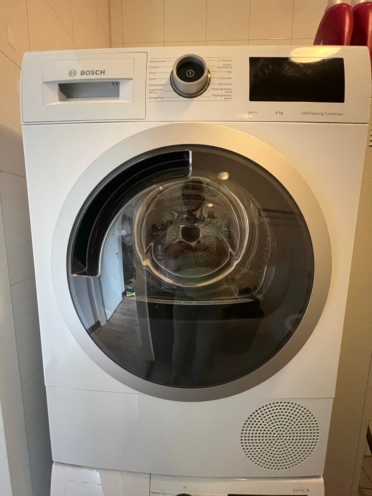 Bosch Serie | 6 WTU87600NL/12 Warmtepompdroger A+++ 8kg, Witgoed en Apparatuur, Wasdrogers, Ophalen, 8 tot 10 kg, Zo goed als nieuw