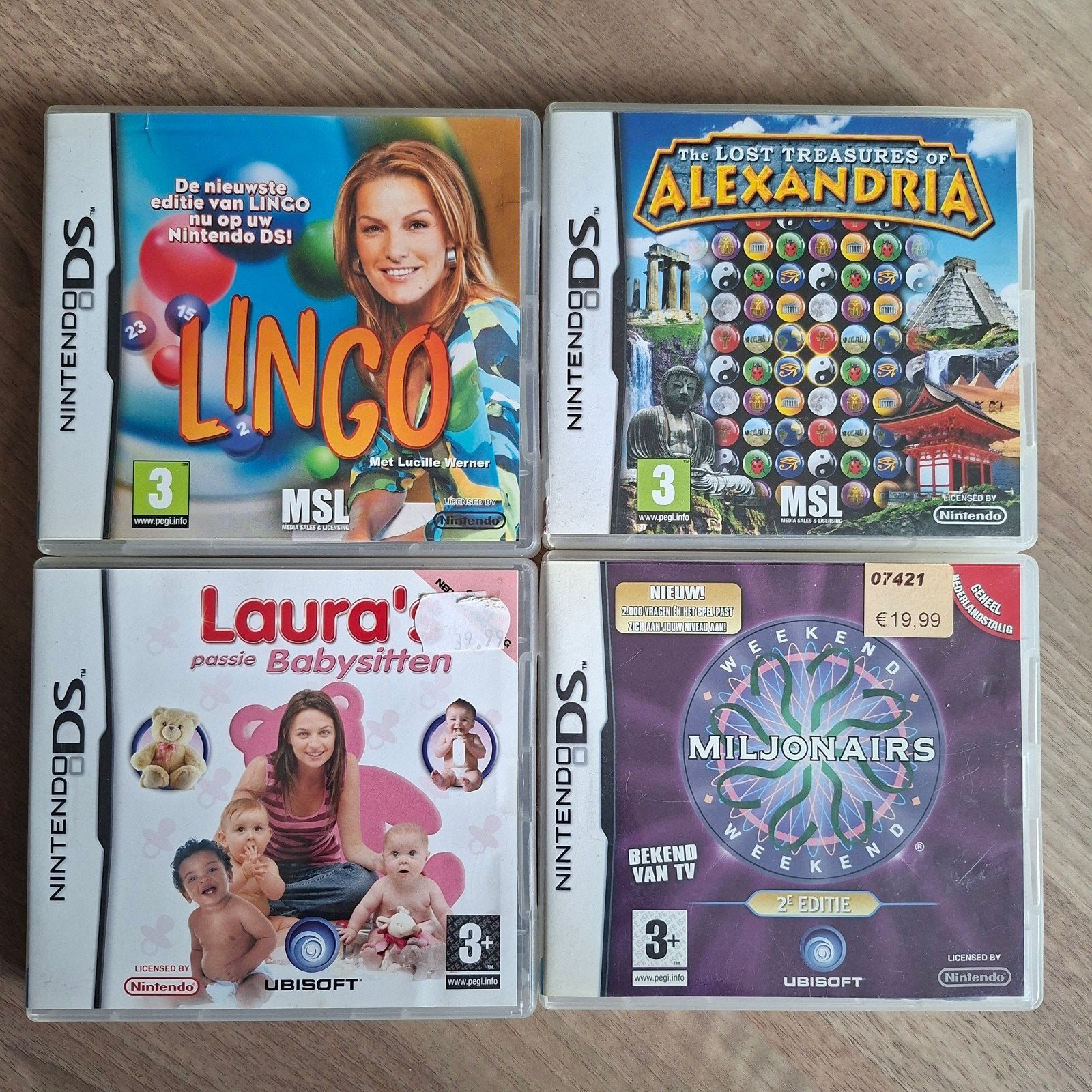 Nintendo DS Spellen: Lingo,  Lost Treasures, Laura's Passi, Spelcomputers en Games, Ophalen of Verzenden