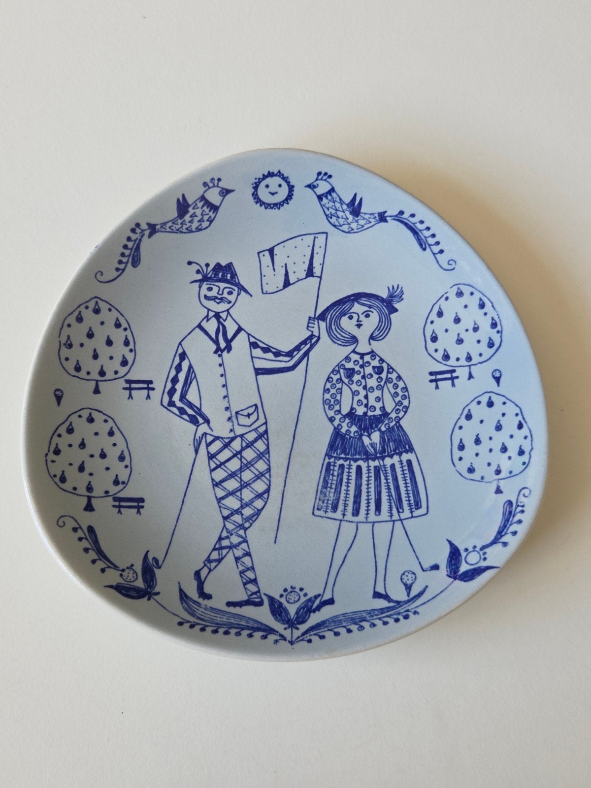 Vintage Stavangerflint sierbord Kari Nyquist, Ophalen of Verzenden