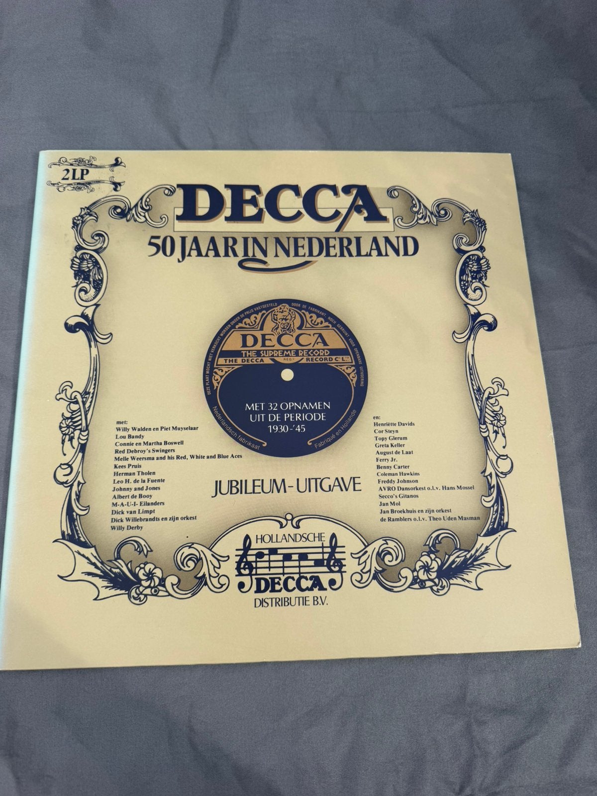 Decca – 50 Jaar in Nederland (2LP jubileum-uitgave) + Test P, Ophalen, Zo goed als nieuw
