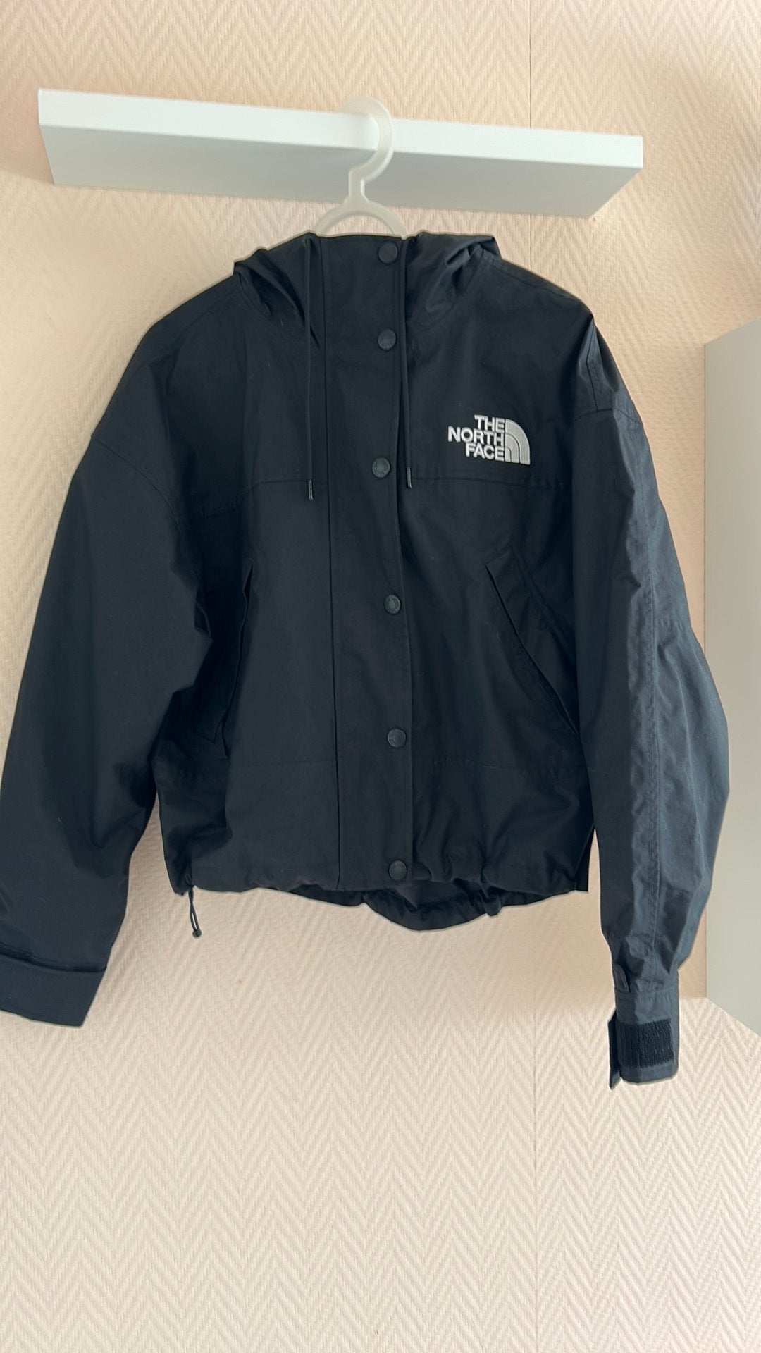 The North Face windjack, Ophalen of Verzenden, Zo goed als nieuw, Zwart