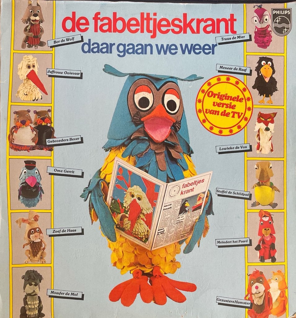 De Fabeltjeskrant - Daar Gaan We Weer, Ophalen of Verzenden, Gebruikt, 12 inch, Verhaal of Sprookje