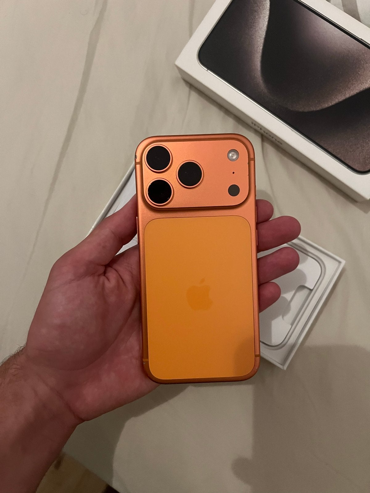 iPhone 17 Pro - Zo goed als nieuw, 100% batterij, Telecommunicatie, Mobiele telefoons | Apple iPhone, Zo goed als nieuw, 128 GB