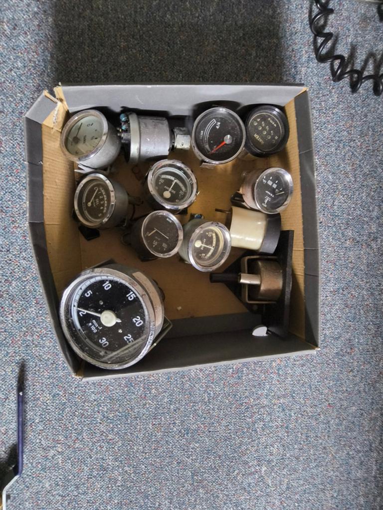 Diverse Oldtimer Meters en Klokken - Gebruikt, Ophalen of Verzenden