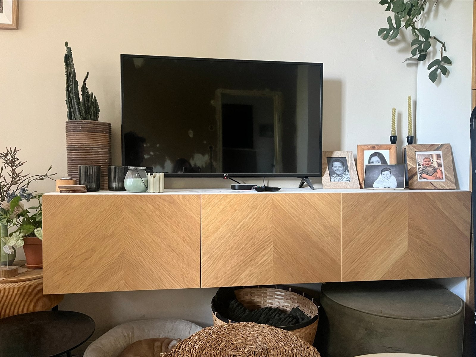 Ikea Besta TV-meubel, Ophalen, Gebruikt, 150 tot 200 cm, Minder dan 100 cm