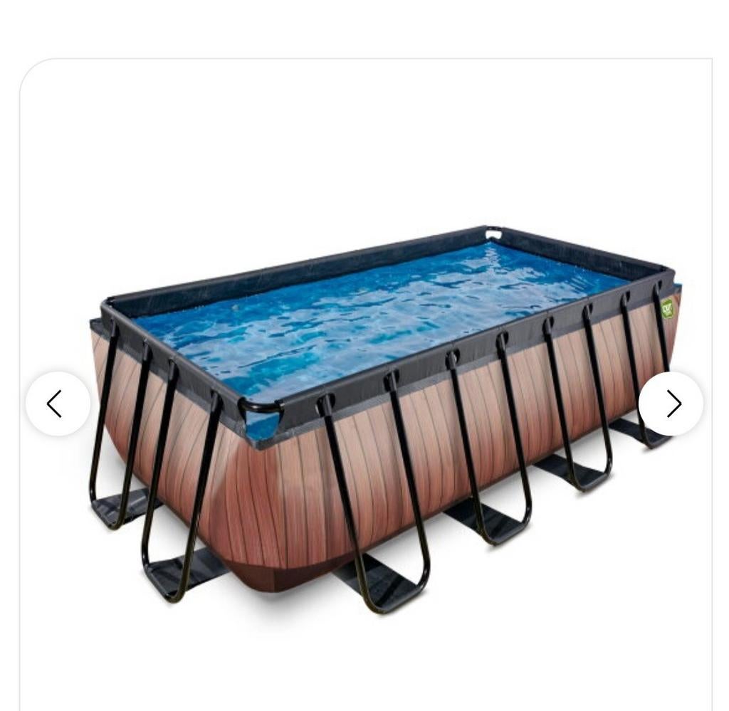 Zwembad Exit 400x200x122 met zandfilterpomp, Tuin en Terras, Ophalen