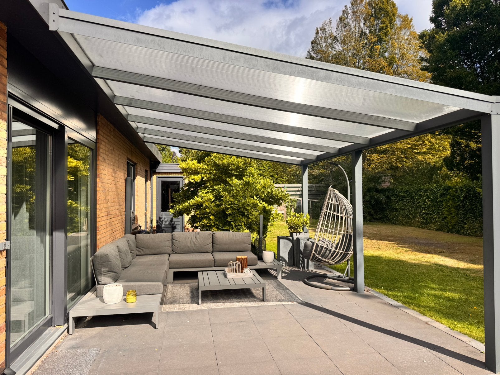 Verasol aluminium veranda 5 x 3,5 m, Tuin en Terras, Overkappingen, Ophalen, Gebruikt, Veranda