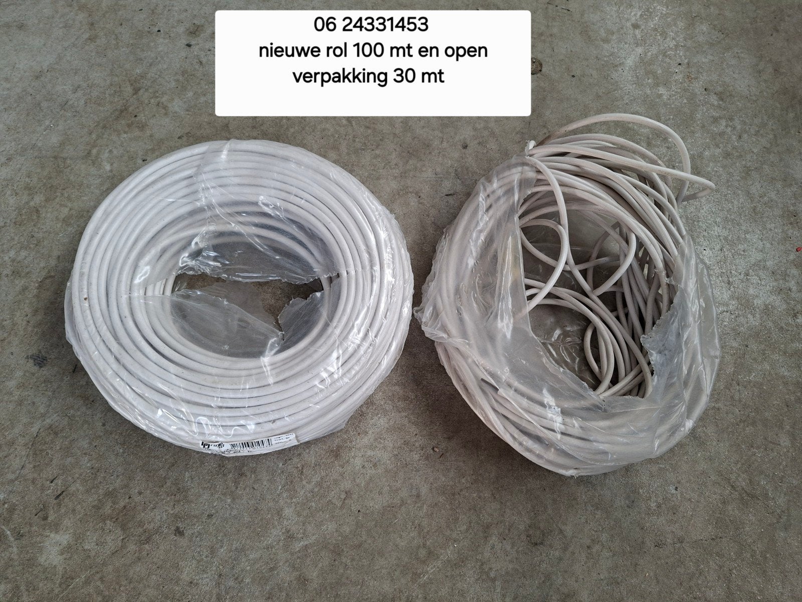 Nieuwe verpakking 3G x 1.5 mm, Doe-het-zelf en Verbouw, Elektra en Kabels, Ophalen, Nieuw, Kabel of Snoer