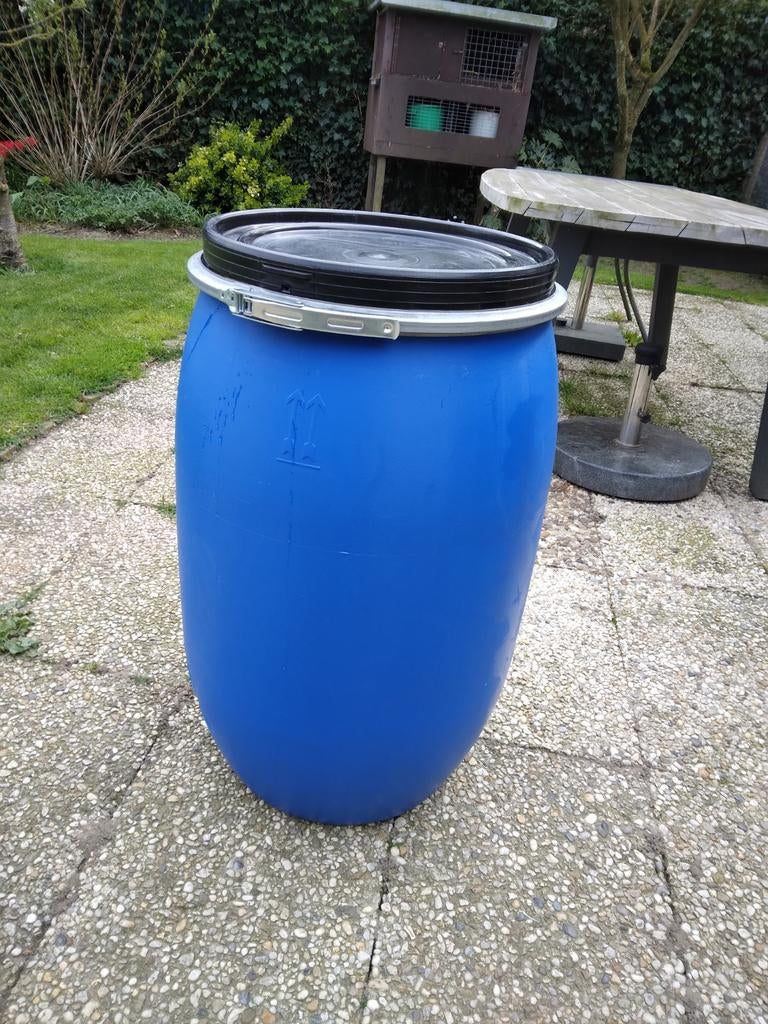 120 L kunstofton met klemdeksel, Dieren en Toebehoren, Ophalen
