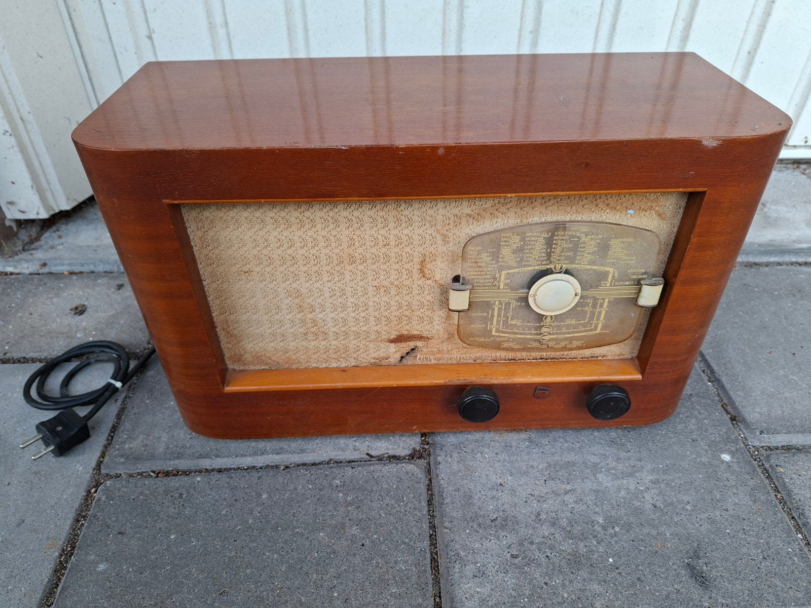 Philips buizenradio, type BN 381 A opknap project, Antiek en Kunst, Ophalen of Verzenden