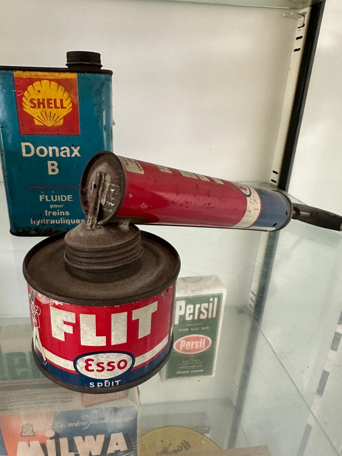 Esso flit spuit vintage, Ophalen of Verzenden