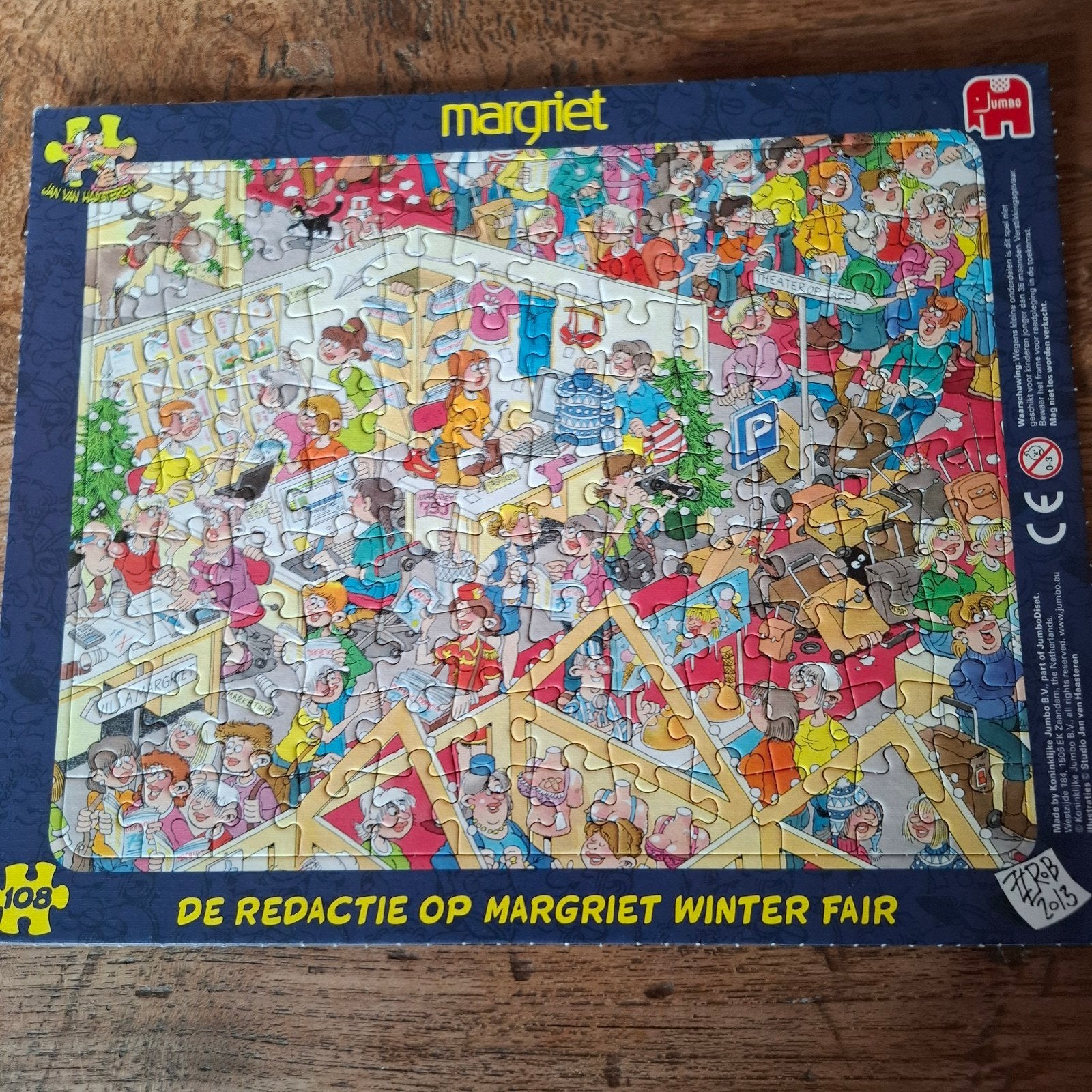 puzzel jan van haasteren margriet winter fair 108 stukjes, Ophalen of Verzenden, Minder dan 500 stukjes, Zo goed als nieuw