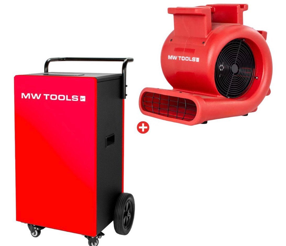 Set BDM90N bouwdroger + RV4000 ventilator MW Tools, Ophalen, Nieuw