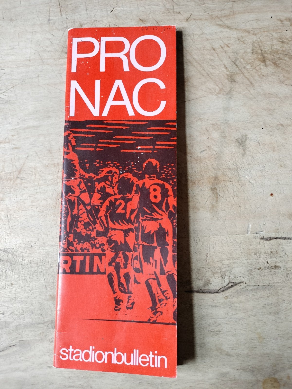 Programmaboekje NAC FC Utrecht 1973-74, Boeken, Ophalen of Verzenden, Gelezen