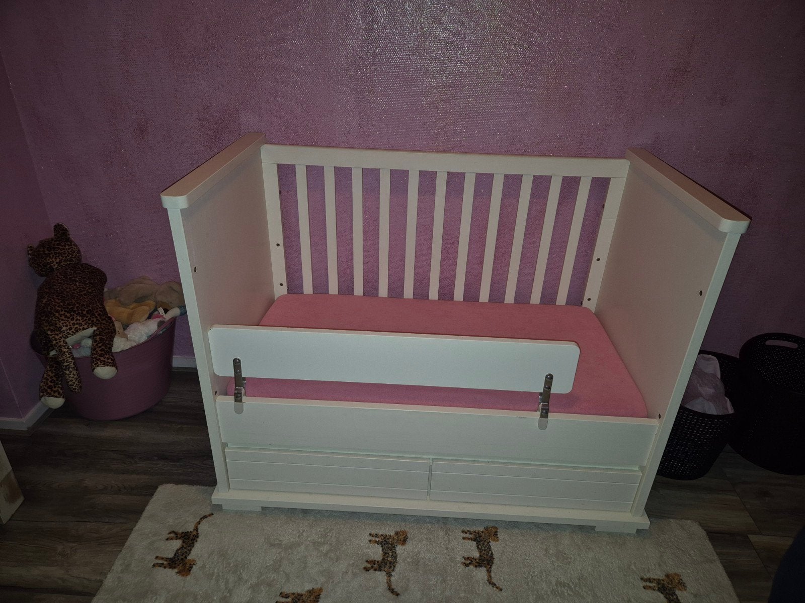 Kinderbed 120x60 cm - Om te bouwen tot ledikant, Ophalen